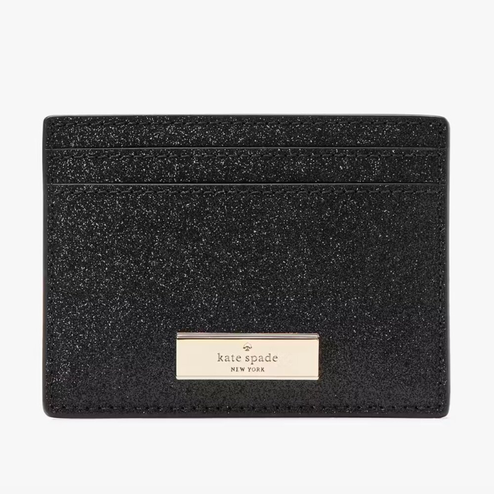 *GIVEAWAY* Kate Spade Black Glitter Card Holder